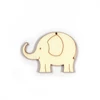 Figurină din lemn, atârnabilă, modelată cu laser - Ornament din lemn elefant, mic