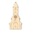 Figurină din lemn, atârnabilă, modelată cu laser - Decor biserică din lemn