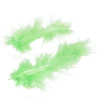Pene marabu  - verde deschis, 8-10 cm, 22 buc/pachet