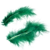 Pene marabu  - verde inchis, 8-10 cm, 22 buc/pachet