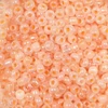 Mărgele rocailles sidefate, 2 mm - piersic