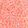 Mărgele rocailles sidefate, 2 mm - piersic