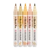 Talens Ecoline Brush Pen Set markere pensulă acuarelă - 5 buc, Beige-pink