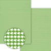 Carton foto, A4 - model mini picioare de gâscă - verde
