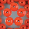 Mărgele din lemn, 6 mm, 110 buc - 16, portocaliu