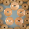 Mărgele din lemn, 8 mm, 80 buc - 05, natural