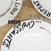 Marker pentru sticlă și porțelan, Kreul Classic Calligraphy - 71 negru