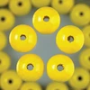 Mărgele din lemn, 6 mm, 110 buc - 09, galben