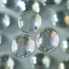 Pietricele de sticla, 18-20 mm, 100 g - irizate, incolore