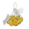 Pietricele de sticla, 18-20 mm, 100 g - irizate, galbene