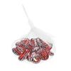 Pietricele de sticla, 18-20 mm, 100 g - irizat, rosu