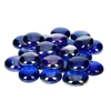 Pietricele de sticla, 18-20 mm, 100 g - irizate, albastre