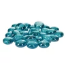 Pietricele de sticlă, 18-20 mm, 100 g - irizate, turcoaz