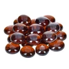 Pietricele de sticla, 18-20 mm, 100 g - irizante, topaz