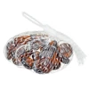 Pietricele de sticla, 18-20 mm, 100 g - irizante, topaz