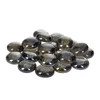 Pietricele de sticla, 18-20 mm, 100 g - irizante, negre