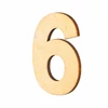 Imagine 1/2 - Număr de lemn, 80x5 mm - 6