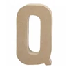 Literă din  hârtie mache - Q, 20,5 cm