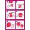 Unealtă de făcut pompon, plastic, 2 mărimi, 3 și 5 cm