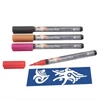 Set Marker pentru tatuaje, Tattoo pen, 0,5-3 mm, 4 buc
