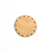 Bază de țesut coș, cerc - 7 cm, dimensiunea găurii de 2,5 mm
