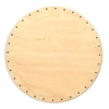 Baza de țesut coș, cerc - 21 cm, dimensiunea găurii de 2,5 mm