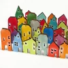 Figurine din lemn la pachet - Seria Case mici, 4 buc