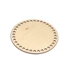 Bază din lemn pentru croșetat, cerc - 16 cm, dimensiunea găurii de 8 mm