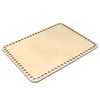 Bază din lemn pentru croșetat, pătrată - 22x29 cm, dimensiunea găurii de 8 mm