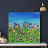 Imagine 2/3 - Set culori pentru pictare în puncte, Blob paint, 6x90 ml - Lunca cu flori