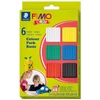 Set Plastilină care se întărește la coacere  FIMO Kids, Pachet Color - 6x42 g - culori de baza