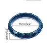 Formă din silicon pentru rășină sintetică- brățară, fațetată, 5,6 cm, lățime