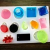 Matriță   de turnare si presare silicon pentru rasina sintetică, Fimo - pandantive plate, 12 tipuri