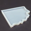 Formă din silicon pentru rășină sintetică - șaibă plată, sfert de rotundă, zakko