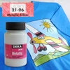 Deka Perm Metallic vopsea textil metalizată125 ml - 92 alb