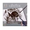 Set de desen Cretacolor Black & White, 25 buc, cutie metalica