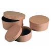 Set cutie de  hârtie mache - rotundă, 3 buc