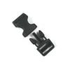 Cataramă din plastic curbat Paracord, Duraflex, 15 mm - negru