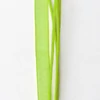 Colier din organza cu fir cerat, închizător delfin - verde kiwi
