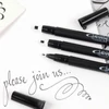 Markere  Sakura Pigma Calligrapher în set, 3 buc - negru