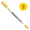 Sakura IDenti Pen marker cu alcool, cu două vârfuri  - yellow