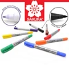 Sakura IDenti Pen marker cu alcool, cu două vârfuri  - black