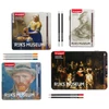 Set de creioane acuarele Bruynzeel Rijks Museum - 24 buc., Van Gogh: Autoportret