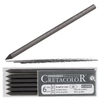 Imagine 1/3 - Mină creion mecanic Cretacolor, 5,6 mm - grafit, 4B, 6 buc