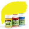 Vopsea acrilică lucioasă Deka Color Lack 25 ml - 04 galben lamaie