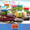 Vopsea acrilică lucioasă Deka Color Lack 25 ml - 10 portocaliu