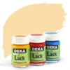 Vopsea acrilică lucioasă Deka Color Lack 25 ml - 11 creme