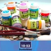Vopsea acrilică lucioasă Deka Color Lack 25 ml - 53 albastru închis