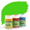 Vopsea acrilică lucioasă Deka Color Lack 25 ml - 62 verde deschis