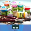 Vopsea acrilică lucioasă Deka Color Lack 25 ml - 66 verde pin